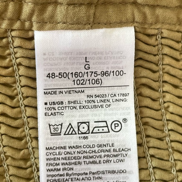 Banana Republic Linen Meridian Tie Back Crop Top - Picture 7 of 10